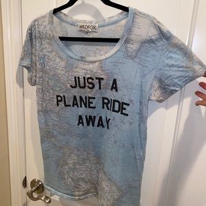 Wildfox Flowy Graphic Tee